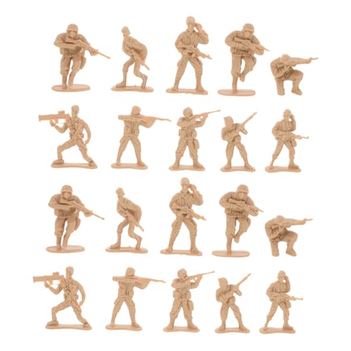 ifundom Kunststoff Mini Soldaten Modelle 100 Stück Actionfiguren Realistische Details Für Sand Tisch von ifundom