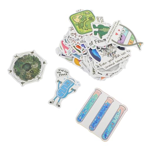 ifundom 100 Stück Teiliges Wissenschafts Sticker Niedlichen Labor Chemie Motiven Langlebige Scrapbook Laptop Aufkleber Wasserfeste Koffer Dekoration für Schule und Reisen ifundom 100 Stück Teiliges Wissenschafts Sticker Niedlichen Labor Chemie Motiven Langlebige Scrapbook Laptop Aufkleber Wasserfeste Koffer Dekoration für Schule und Reisen von ifundom