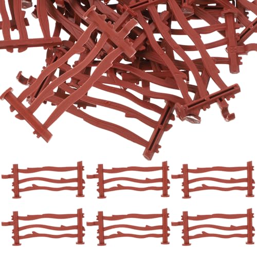 ifundom 100 Stück Zaun-Modell-Zaun, Outdoor-Spielzeug für Jungen, Figurenzaun, Bauernhof, Spielzeug-Zaun für Tiere, Bauernhof, Spielset, Spielspielzeug, Zäune und Zoo, Garten, Lattenzaun ifundom 100 Stück Zaun-Modell-Zaun, Outdoor-Spielzeug für Jungen, Figurenzaun, Bauernhof, Spielzeug-Zaun für Tiere, Bauernhof, Spielset, Spielspielzeug, Zäune und Zoo, Garten, Lattenzaun von ifundom