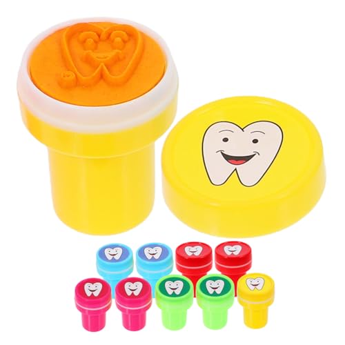 ifundom 10St Stempel stempelset Kinderstempel Stempelsets für Spaßige Stempel lustige Stempel Handstempel für Selbstfärbender Stempel Kleinkind Stempel PVC von ifundom