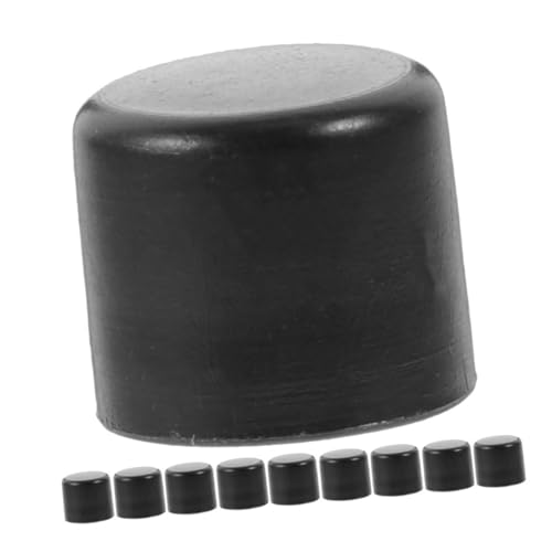 ifundom 10st Fußballmaschinenkappe Kickertisch-zubehör Kickertischzubehör Tischfußball Kickerspitze Stecker Kickermaschine Stecker Kickerstangenstecker Kickertischabdeckung Black Plastik von ifundom