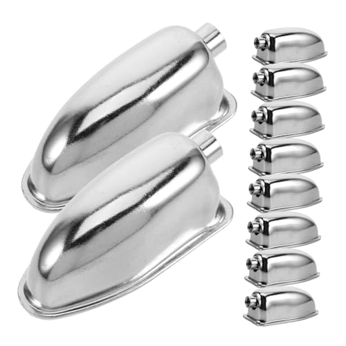 ifundom 10st Lugs-Schlagzeug Teile Für Schlaginstrumente Zubehör Für Musikinstrumente Snaredrum-Teile Tom Drum Lugs Teile Von Musikinstrumenten Zubehör Für Schlaginstrumente Eisen Silver von ifundom