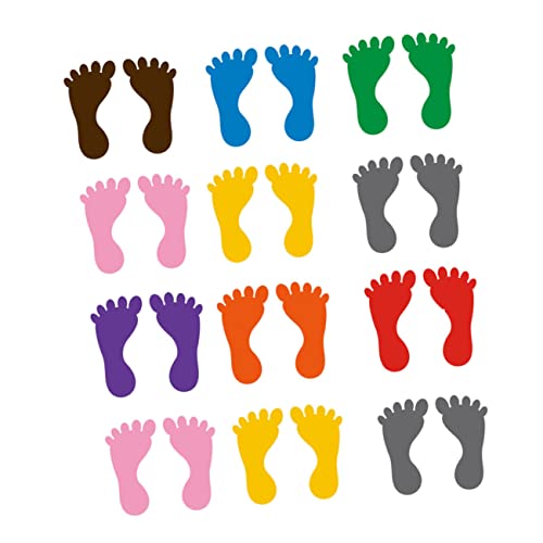 ifundom 12 Paare Bunte PVC Fußabdruck Bodenaufkleber für Kindergarten Kinderzimmer Dekoration Rutschhemmend Wasserabweisend Selbstklebend Vielseitig Einsetzbar für Flur Bad Wohnzimmer ifundom 12 Paare Bunte PVC Fußabdruck Bodenaufkleber für Kindergarten Kinderzimmer Dekoration Rutschhemmend Wasserabweisend Selbstklebend Vielseitig Einsetzbar für Flur Bad Wohnzimmer von ifundom
