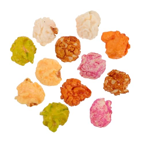 ifundom 12 Stücke Popcorn Decor Miniatur Spielzeug für Jungen und Mädchen Party Realistische PVC Snack Modell Handwerk Zubehör von ifundom