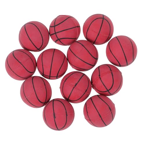 ifundom 12St Mini-Basketball Hüpfball für Kinder Hüpfbälle für den Kindergarten Spielzeug für Kinder kinderspielzeug Kid Toys Lernspielzeug für das Gehirn Springball aus PVC Plastik Orange von ifundom