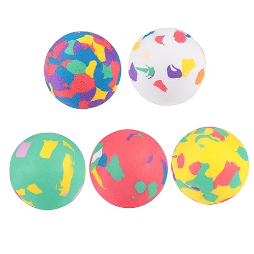 ifundom 12St Springender Ball springende Bälle hüpfender Ball, ungezogener Ball Katzenkugeln aus Schwamm Mini-Hüpfbälle Spielzeug für Kinder kinderspielzeug Flummi Hüpfball Eva Colorful von ifundom