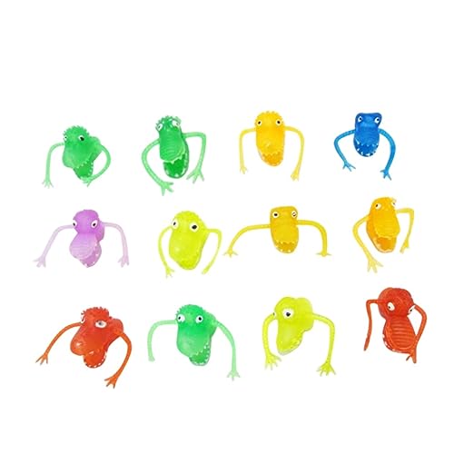 ifundom 12er Set Dinosaurier Fingerpuppen Lustige Finger Spielzeuge Für Perfekte Mitgebsel Für Geburtstagsfeiern Bunte Mini Dinosaurier Figuren Zufällige Farben von ifundom