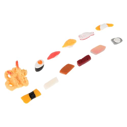 ifundom 12-Zoll-Miniatur-Japanisches Sushi-Modell Puppenhaus Verzierungen Mini-Sushi-Figur für Spielhaus Spielzeug Schreibtisch von ifundom