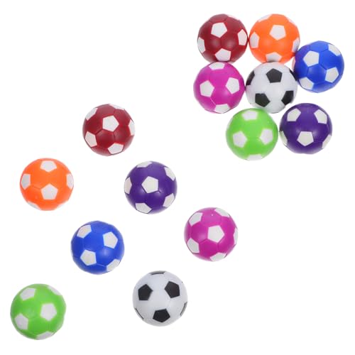ifundom 14 Stück Teiliges Foosball Ersatzbälle Bunte Tischkicker Bälle mit Glatter Oberfläche für Verbessertes Spiel und Einfache Reinigung für Mini Tischfußball Spiele zu Hause ifundom 14 Stück Teiliges Foosball Ersatzbälle Bunte Tischkicker Bälle mit Glatter Oberfläche für Verbessertes Spiel und Einfache Reinigung für Mini Tischfußball Spiele zu Hause von ifundom