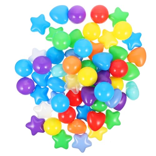 ifundom 150 Stück Meeresball für kinderspielzeug Toys for Children Toys kunststoffball Kid Toys Pastellfarbene Pitballs Sternenkugel Spielplatzball Plastik von ifundom