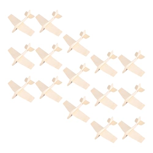 ifundom 15st Leere Holzflugzeuge Puzzle Handbemaltes DIY- Unfertiges Holz Flugzeuge Aus Holz Kinderspielzeug Aus Holzflugzeugen Unvollendetes Holzflugzeug Unbemaltes Flugzeug von ifundom