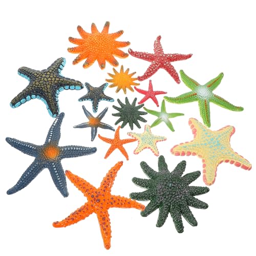 ifundom 16St Sea Life- kinderzimmerdeko für Meerestier Dekoration Meerestier Toys Desktop-Seestern- kleines Poolspielzeug Weichkleber von ifundom