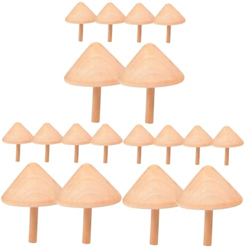 ifundom 18 STK hölzerner Kreisel Kinder fliegendes Spielzeug Gefälligkeiten für Kinder kinderspielzeug Kinder bastelset Fun Toy Kinder versorgen Kinder basteln im Alter von 4-8 Jahren Holz von ifundom