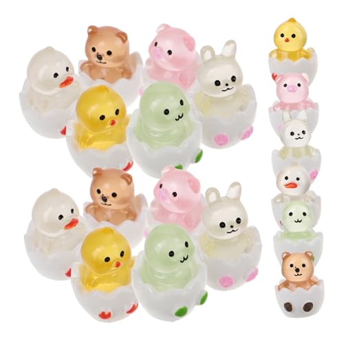 ifundom 18 Stück Teiliges Leuchtende Mini tierfiguren aus Widerstandsfähigem Harz Realistische Kleine Leuchtende Tierdekorationen für DIY bastelprojekte Handliche Niedliche Sammelfiguren ifundom 18 Stück Teiliges Leuchtende Mini tierfiguren aus Widerstandsfähigem Harz Realistische Kleine Leuchtende Tierdekorationen für DIY bastelprojekte Handliche Niedliche Sammelfiguren von ifundom