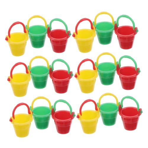 ifundom 18 Stück Teiliges Mini-sandkübel- Bunte Miniatureimer aus Kunststoff Kleine Eimer für Puppenhaus Mini-gartendeko Vielseitig für Terrarien und Kreative Spielszene ifundom 18 Stück Teiliges Mini-sandkübel- Bunte Miniatureimer aus Kunststoff Kleine Eimer für Puppenhaus Mini-gartendeko Vielseitig für Terrarien und Kreative Spielszene von ifundom