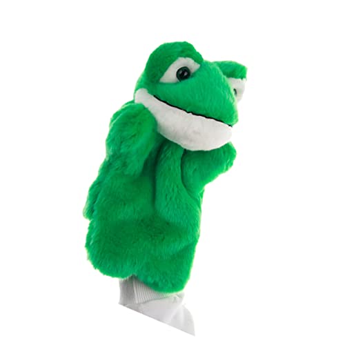 ifundom 1PC üsch Handpuppe Frosch Für Geschichtenerzählen Rollenspiele Und Familieninteraktionen Ideal Für Und Eltern Weiches Für Den Kindergarten von ifundom