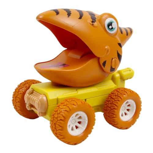 ifundom 1Stk Dinosaurier-Spielzeugauto Auto puppenwagen Puzzle spielzeugauto Trägheitsauto für Autospielzeug für Dinosauriermodell Plastik von ifundom