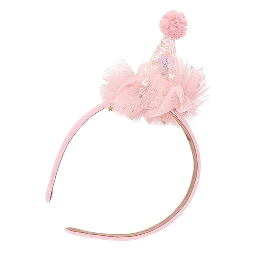 ifundom 1pc Geburtstag Kopfschmuck Haar Hoop Elegante Stirnband für Baby Mädchen und Stern Garn von ifundom