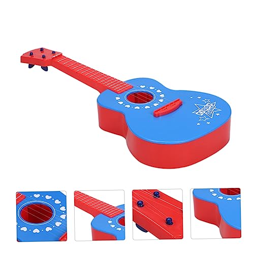 ifundom 1Stk Gitarrenspielzeug Kinder Gitarre Kinderinstrumente Kinderspielzeug Kinder musikinstrumente Musikinstrument Kinder Kinder-Ukulele Musikinstrumente Spielzeug Plastik Blue von ifundom