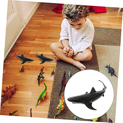 ifundom 1Stk Meereslebewesen Figur des Meereslebens Meerestierspielzeug Spielzeug für Kinder Animals Toys for Kinder Killerwal-Lernspielzeug Unterrichtsmodelle Plastik Black von ifundom