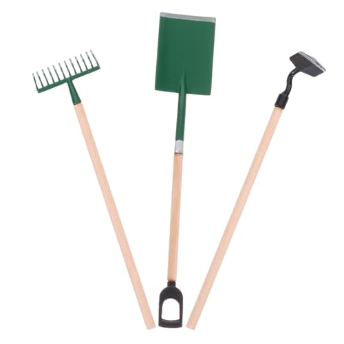 ifundom 1satz Miniatur Gartenwerkzeug Teiliges Für Puppenhaus-Dekoration Harke Schaufel Rechen Für Miniatur Landschaftsgestaltung Und Kreatives Spielen ifundom 1satz Miniatur Gartenwerkzeug Teiliges Für Puppenhaus-Dekoration Harke Schaufel Rechen Für Miniatur Landschaftsgestaltung Und Kreatives Spielen von ifundom