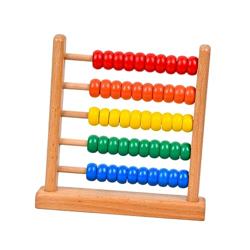 ifundom 1stk Abakusständer Perlenlabyrinth Spielzeug Für Kleinkinder Abakus Für Kinder Mathe-zählspielzeug Mathe-Spielzeug Perlenspielzeug Zählen Mathe-perlen Kinder Mathe Colorful Hölzern von ifundom