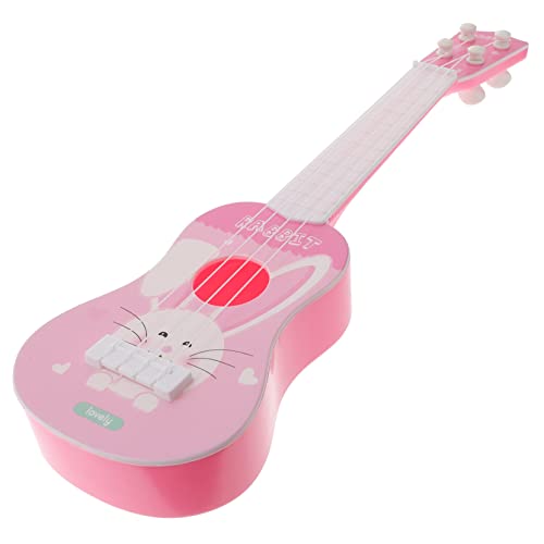 ifundom 1stk Kinder Gitarreninstrument Spielzeug Ukulele Musikspielzeug Gitarre Für Kleinkinder Musikinstrumente, Spielzeug Kleinkind Gitarre Ukulele-Spielzeug Musikspielzeuggitarre Rosa von ifundom