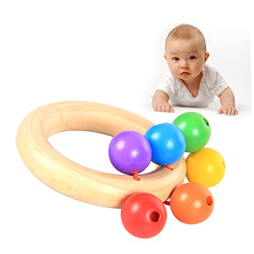 ifundom 1stk Lernspielzeug Kinderglocken Glöckchen Schlittenglocken Musikinstrument Klingel Aus Edelstahl Hölzern von ifundom