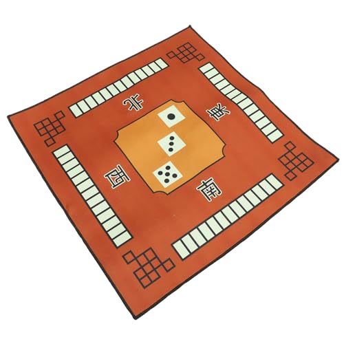 ifundom 1stk Mahjong-tischdecke Weißes Lagerregal Abdeckung Für Tischspiele Poker-tischdecke Billardtischdecke Hochwertiger Griff Bildschirmtürverschluss Mahjong-matten Gummi Coffee von ifundom