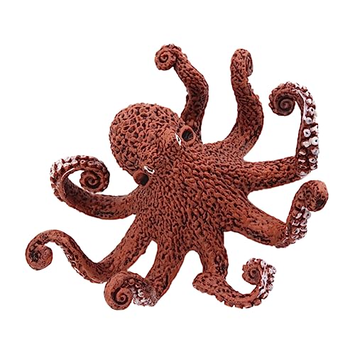 ifundom 1stk Meerestiere Spielzeug Kinderspielzeug Tierhandgemaltes Modell Oktopus-Modell Mini-Modell Kidcraft-spielset Statue Spielzeug Realistisches Lernspielzeug Meerestierfiguren von ifundom