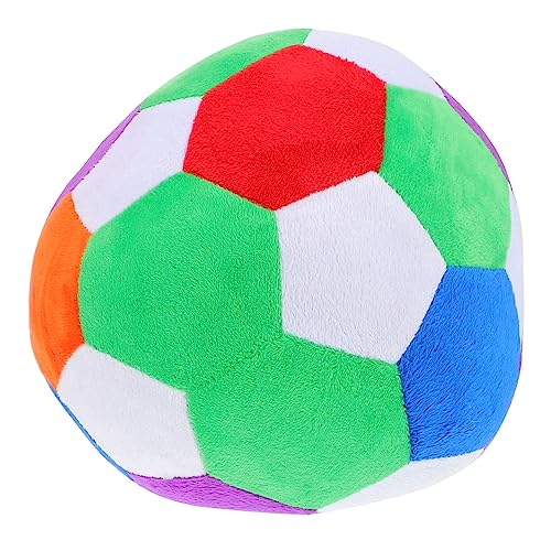 ifundom 1stk Simulation Fußball Fußballmodell Spielzeug Kuscheliges Stofftier Gefülltes Fußballmodell Kissen in Fußballform Gefülltes Fußballspielzeug Plüsch Colorful von ifundom