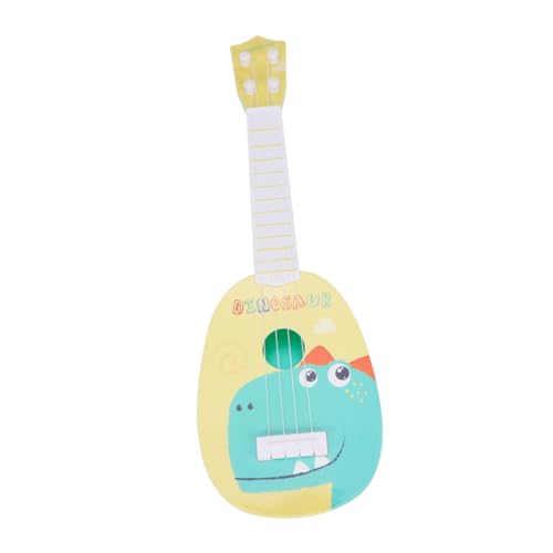 ifundom 1stk Simulierte Gitarre Jungenspielzeug Kleine Gitarre Ukulele Lernspielzeug Für Kleinkinder Kinder Mini-Spielzeug Musikspielzeug Für Kindergitarre Gitarre Für Kind Yellow von ifundom