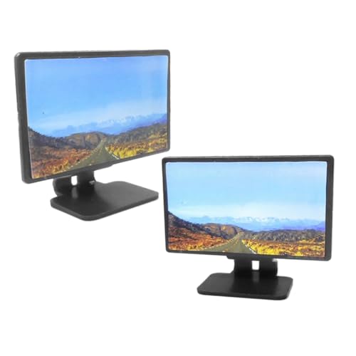 ifundom 2 Maßstab Detailgetreue Puppenhaus Dekoration Robustes Kunststoff Tiny Tv Modell für Miniatur Wohnzimmer Zubehör für Sammler ifundom 2 Maßstab Detailgetreue Puppenhaus Dekoration Robustes Kunststoff Tiny Tv Modell für Miniatur Wohnzimmer Zubehör für Sammler von ifundom