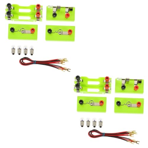 ifundom 2 Sätze Experimentierkasten Schaltung Kinder experimentierkasten experimentierkästen Kinder Physik Batteriehalter einfacher Schaltungsbausatz Schaltung Experiment Ausrüstung Suite von ifundom