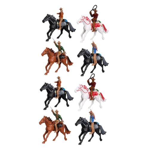 ifundom 2 Sets Western Cowboy Modell Spielzeug Figur Cowboy Modelle Kleinfiguren Figuren Spielsets Kleintierfiguren Spielfiguren Spielsets Figuren Spielfigur Spielset von ifundom