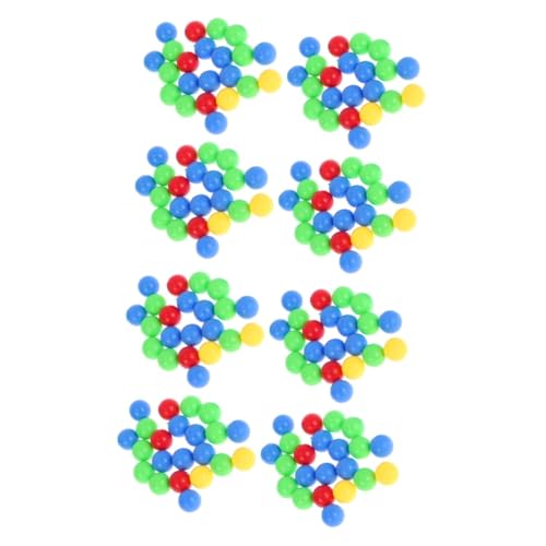 ifundom 2 Stück 4 Murmeln Brettspiel-Perlen Kugel lose Perlen Kugelperlen Brettspielbälle interaktives Spielzeug packetbandrollen toys Spielperlen runde Perlen aus Kunststoff Plastik von ifundom