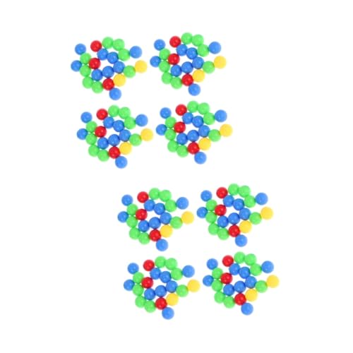 ifundom 2 Stück 4 Murmeln Kugelperlen Kugel lose Perlen Brettspielbälle Brettspiel-Perlen Spiel Ersatzbälle interaktives Spielzeug packetbandrollen Toys runde Perlen farbige Kugeln Plastik von ifundom