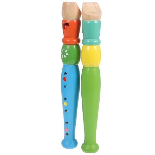 ifundom 2 Stück 6 Loch Piccolo Kindermusikflöte Kinderflöte Spielzeugblockflöte Instrument Für Kinder Musikspielzeug Professionelle Konzertflöte Blasinstrument Für Kinder von ifundom