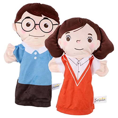 ifundom 2 Stück Charakter-Handpuppe Handpuppe zum Geschichtenerzählen Puppen zum Geschichtenerzählen Puppen kinderpuppe Toy Dolls realistische Handpuppe Handpuppen Plüsch von ifundom