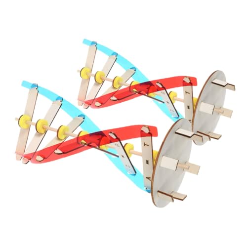 ifundom 2 Stück DNA-doppelhelix-strukturmodellbausatz, Naturwissenschaftliches Lernspielzeug Für Den Unterricht, Unverzichtbar Für Biologielehrer Und DNA-modellprojekte von ifundom