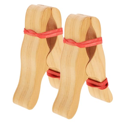 ifundom 2 Stück Massivholz Clips Spielhaus BAU Clips Holz Clips Spielhaus BAU Clips Fort BAU Clips Spielhaus BAU Werkzeuge Wäscheklammer Decke Fort Clips Holz Khaki von ifundom