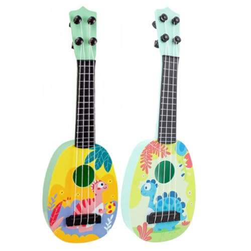 ifundom 2 Stück Mini Gitarre Spielzeug Mini Gitarre Ukulele Spielzeug Für Kleine Gitarre Spielzeug Gitarre Musikinstrument Kinder Musikspielzeug Mini Spielzeug Kinderspielzeug Kunststoff von ifundom