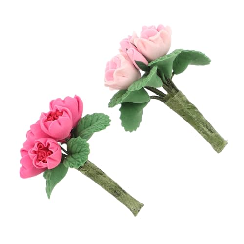 ifundom 2 Stück Mini-Möbelset Miniatur-Blumenarrangement Mini-Blumendekoration Miniatur-Puppenhaus-Dekor DIY-Mikrolandschaft Puppenhaus-Blumenstrauß Gefälschte Blumenschmuck Harz ifundom 2 Stück Mini-Möbelset Miniatur-Blumenarrangement Mini-Blumendekoration Miniatur-Puppenhaus-Dekor DIY-Mikrolandschaft Puppenhaus-Blumenstrauß Gefälschte Blumenschmuck Harz von ifundom