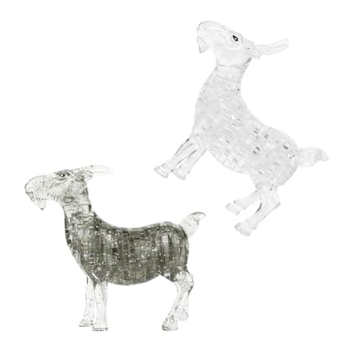 ifundom 2 Stück Puzzle Ziegenskulpturen aus Kunststoff Detailreiche Realistische Tierfiguren als Moderne Wohnraumdekoration Interaktive Geschenkidee für Weihnachten und Besondere Anlässe ifundom 2 Stück Puzzle Ziegenskulpturen aus Kunststoff Detailreiche Realistische Tierfiguren als Moderne Wohnraumdekoration Interaktive Geschenkidee für Weihnachten und Besondere Anlässe von ifundom