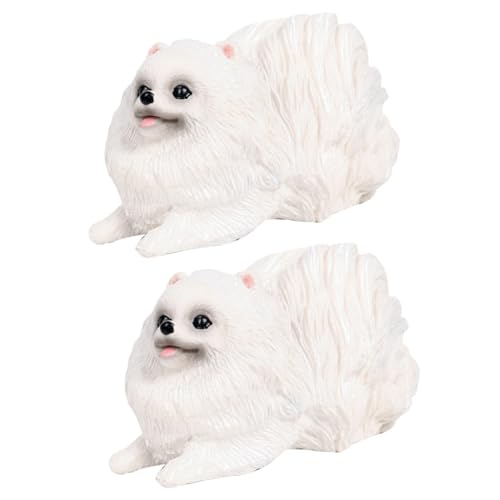 ifundom 2 Stück Realistische Hundefigur PVC Material Lebensechte Pomeranian Modell Lernspielzeug für Tierfigur Detailgetreu und Stabil ifundom 2 Stück Realistische Hundefigur PVC Material Lebensechte Pomeranian Modell Lernspielzeug für Tierfigur Detailgetreu und Stabil von ifundom
