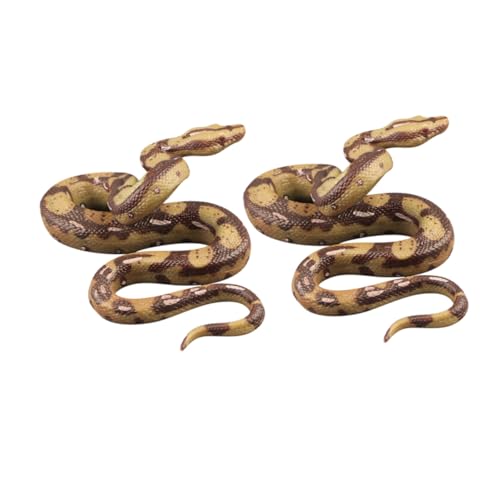 ifundom 2 Stück Realistisches Schlangenmodelle Realistische Tierfiguren für Lernspielzeug Naturgetreue Nachbildung für Wissenschaftsunterricht und Halloween Dekorationen ifundom 2 Stück Realistisches Schlangenmodelle Realistische Tierfiguren für Lernspielzeug Naturgetreue Nachbildung für Wissenschaftsunterricht und Halloween Dekorationen von ifundom