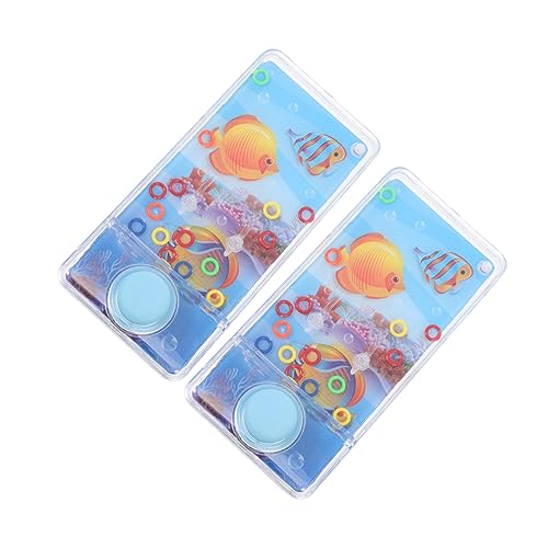 ifundom 2 Stück Ringwurfspielzeug Wassermaschine Ring Für Kinder Blasen Partygeschenke Kinderringe Kinder Kinder Ringwurfspielzeug Osterspiele Handheld Wasserspielzeug Ringwurfspiel von ifundom