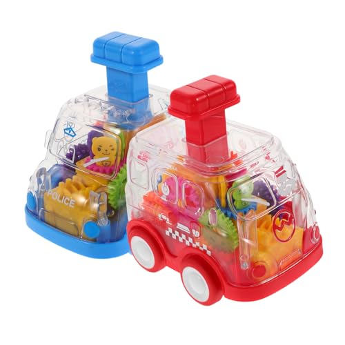 ifundom 2 Stück Spielzeugauto Transparentes Auto zum Drücken und Fahren Reibungsbetriebenes Fahrzeug für Kleinkinder Nicht Elektrisches Montessori Lernspielzeug mit Bunter Zahnradoptik ifundom 2 Stück Spielzeugauto Transparentes Auto zum Drücken und Fahren Reibungsbetriebenes Fahrzeug für Kleinkinder Nicht Elektrisches Montessori Lernspielzeug mit Bunter Zahnradoptik von ifundom