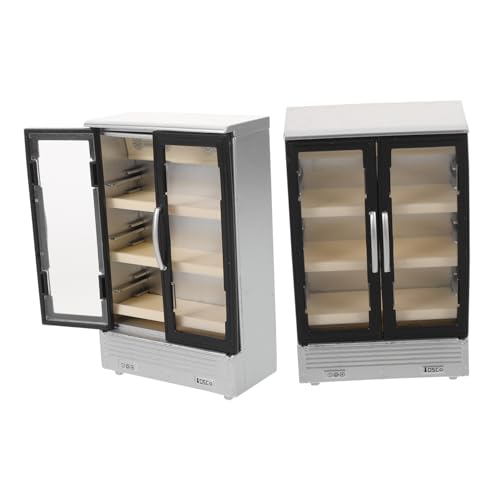 ifundom 2 Stück Teiliges Mini-kühlschrank Doppeltür Kompakter Puppenhaus-kühlschrank für Realistische Mini-küchen Supermarkt-deko Spielerisches Rollenspiel für Kinderzimmer ifundom 2 Stück Teiliges Mini-kühlschrank Doppeltür Kompakter Puppenhaus-kühlschrank für Realistische Mini-küchen Supermarkt-deko Spielerisches Rollenspiel für Kinderzimmer von ifundom