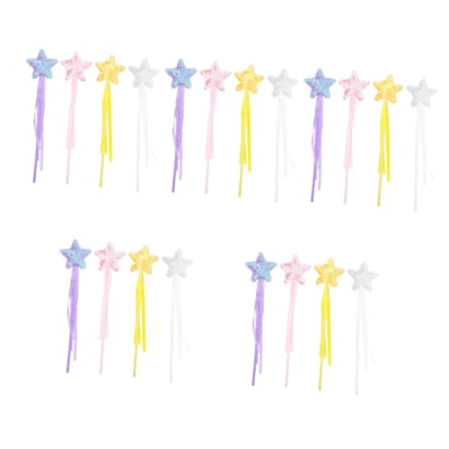 ifundom 20 STK Zauberstab Fairy Wand Kinder b Toys Fastnacht Accessoires für Kinder Zauberstäbe Bühnenleistungsrequisite für Kinder Partyzubehör Partystäbe Feenstab Stoff von ifundom